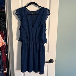 Zara Navy Blue Mini Dress